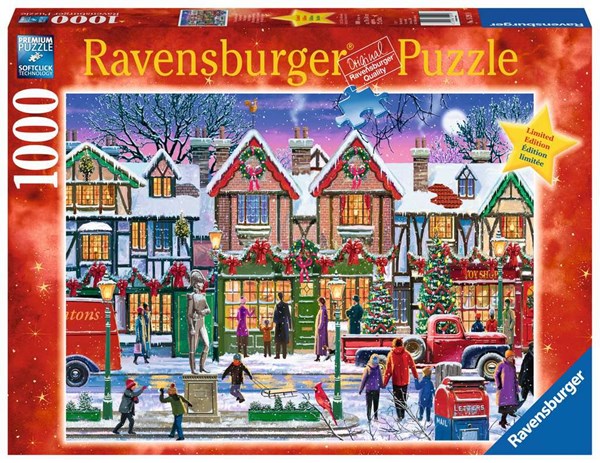 Ravensburger (15291) - "Christmas in the Square" - 1000 Teile Puzzle