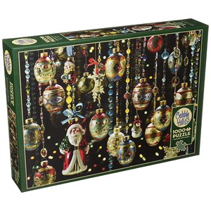 Cobble Hill (80140) - "Weihnachtsbauschmuck" - 1000 Teile Puzzle