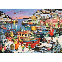 Ravensburger (13991) - "Home For Christmas" - 1000 Teile Puzzle