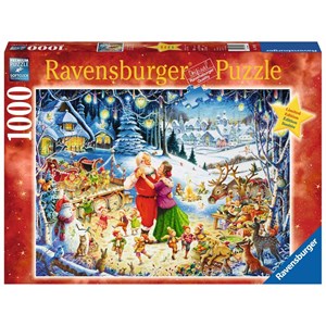 Ravensburger (19893) - "Santa's Christmas Party" - 1000 Teile Puzzle