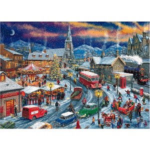 Gibsons (G2018) - Marcello Corti: "Driving Home For Christmas" - 1000 Teile Puzzle