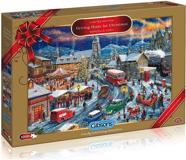 Gibsons (G2018) - Marcello Corti: "Driving Home For Christmas" - 1000 Teile Puzzle