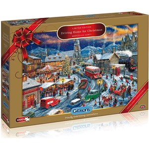 Gibsons (G2018) - Marcello Corti: "Driving Home For Christmas" - 1000 Teile Puzzle
