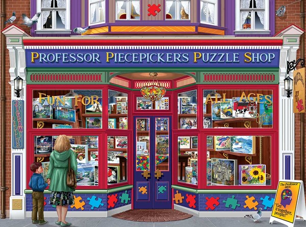 SunsOut (70615) - "Professor Puzzle Shop" - 1000 Teile Puzzle
