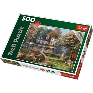 Trefl (372410) - Dominic Davison: "Villa am Waldesrand" - 500 Teile Puzzle