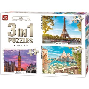 King International (55876) - "City Collection" - 500 1000 Teile Puzzle