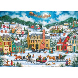 MasterPieces (71773) - "Christmas Eve Fly By" - 1000 Teile Puzzle