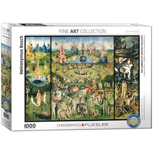 Eurographics (6000-0830) - Hieronymus Bosch: "Der Garten der Lüste" - 1000 Teile Puzzle