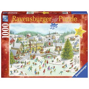 Ravensburger (15290) - "Playful Christmas Day" - 1000 Teile Puzzle