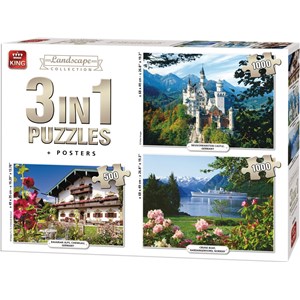 King International (55875) - "Landscape Collection" - 500 1000 Teile Puzzle