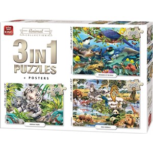 King International (55874) - "Animal Collection" - 500 1000 Teile Puzzle