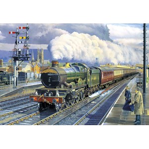 Gibsons (G5049) - Barry Freeman: "Vorbeifahrende Dampflokomotiven" - 500 Teile Puzzle