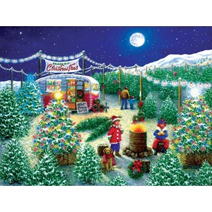 SunsOut (76141) - "A Lot of Christmas Trees" - 300 Teile Puzzle