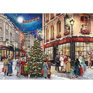Falcon (11225) - Daniela Pirola: "Christmas Shopping" - 100 Teile Puzzle