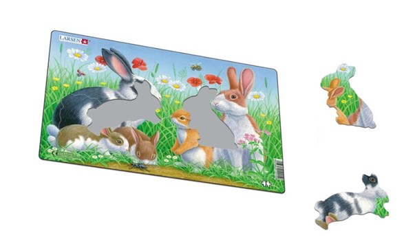 Larsen (CU3-1) - "Cute Animals" - 8 Teile Puzzle