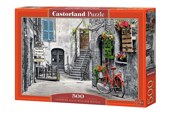 Castorland (B-53339) - "Romantische Gasse" - 500 Teile Puzzle