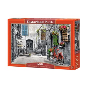 Castorland (B-53339) - "Romantische Gasse" - 500 Teile Puzzle