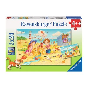 Ravensburger (08880) - "Kinder am Strand" - 24 Teile Puzzle