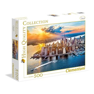 Clementoni (35038) - "Blick auf New York" - 500 Teile Puzzle