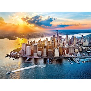Clementoni (35038) - "Blick auf New York" - 500 Teile Puzzle