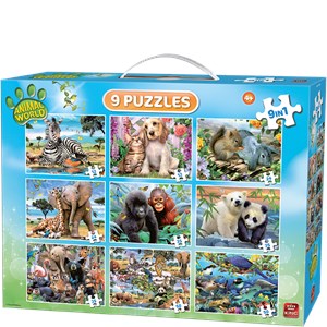 King International (05327) - "Animal World" - 12 24 36 50 Teile Puzzle