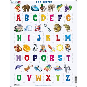 Larsen (LS826-GB) - "ABC Puzzle - GB" - 26 Teile Puzzle