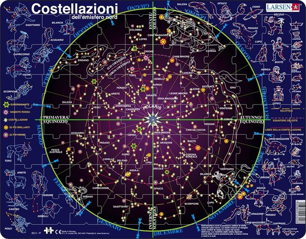 Larsen (SS2-IT) - "Constellations - IT" - 70 Teile Puzzle