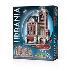 Wrebbit (Wrebbit-Set-Urbania-2) - "Urbania Collection, Café, Cinema, Hotel, Fire Station" - 1165 Teile Puzzle