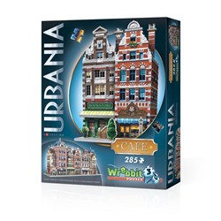 Wrebbit (Wrebbit-Set-Urbania-2) - "Urbania Collection, Café, Cinema, Hotel, Fire Station" - 1165 Teile Puzzle