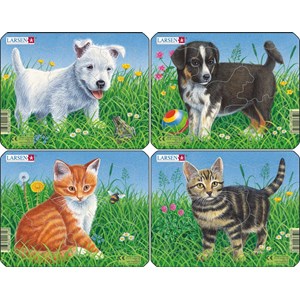 Larsen (M13) - "Cats and Dogs" - 6 Teile Puzzle