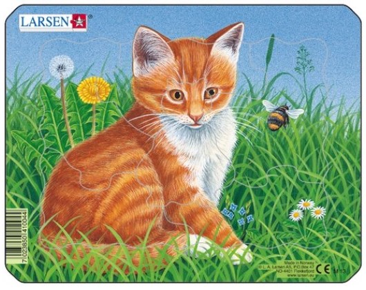 Larsen (M13-1) - "Cats and Dogs" - 6 Teile Puzzle