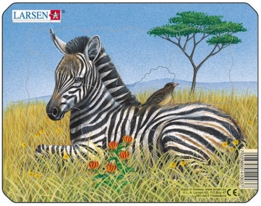 Larsen (M9-3) - "Zebra" - 9 Teile Puzzle