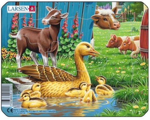 Larsen (M5-4) - "Farm Animals" - 7 Teile Puzzle