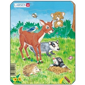 Larsen (M1-3) - "Cute Animals" - 10 Teile Puzzle