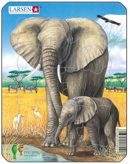 Larsen (V4-3) - "Elephant" - 8 Teile Puzzle