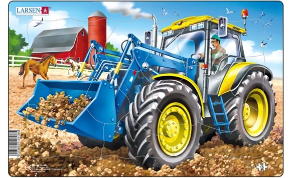 Larsen (U19-2) - "Backhoe" - 15 Teile Puzzle