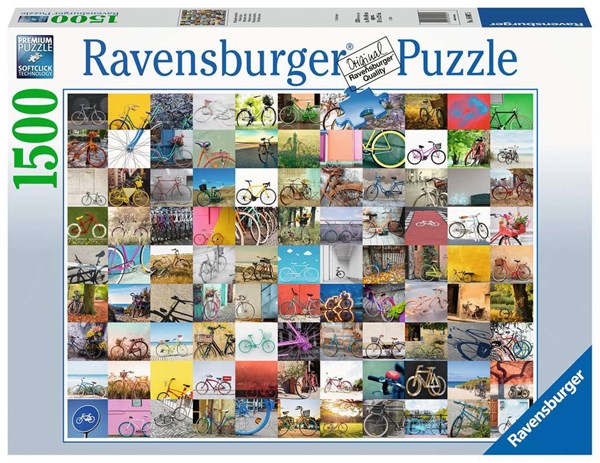 Ravensburger (16007) - "99 Fahrräder und mehrtr" - 1500 Teile Puzzle