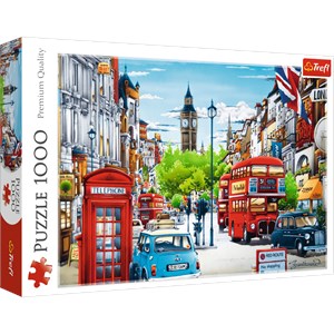 Trefl (10557) - "London street" - 1000 Teile Puzzle