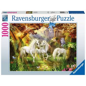 Ravensburger (15992) - "Einhörner im Herbst" - 1000 Teile Puzzle