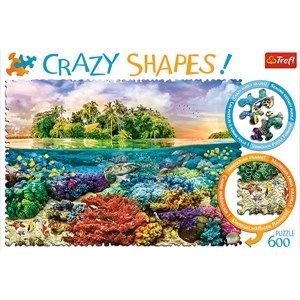 Trefl (11113) - "Tropische Insel" - 600 Teile Puzzle