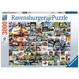 Ravensburger (16018) - "99 Bulli Moments" - 3000 Teile Puzzle