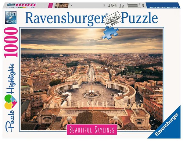 Ravensburger (14082) - "Rom, Italien" - 1000 Teile Puzzle