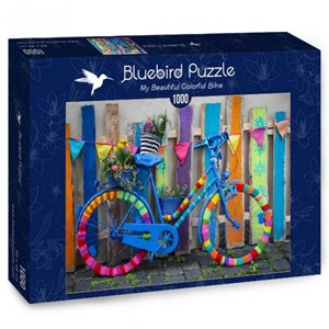 Bluebird Puzzle (70010) - "My Beautiful Colorful Bike" - 1000 Teile Puzzle