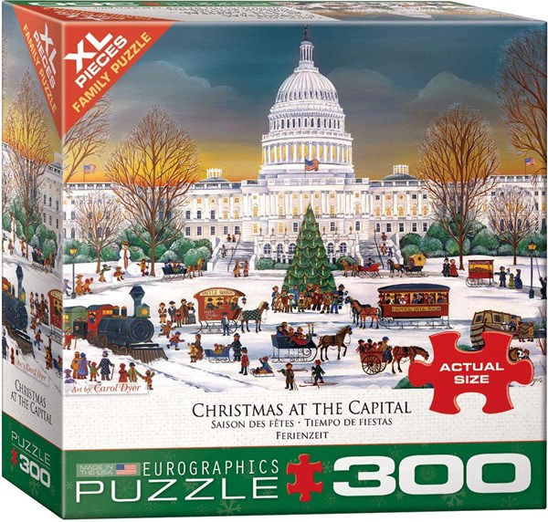 Eurographics (8300-5403) - "Weihnachten am Capitol" - 300 Teile Puzzle