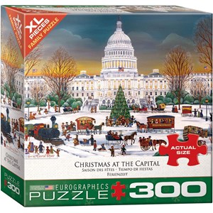 Eurographics (8300-5403) - "Weihnachten am Capitol" - 300 Teile Puzzle