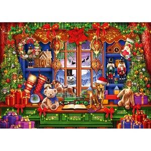 Bluebird Puzzle (70311) - "Ye Old Christmas Shoppe" - 1000 Teile Puzzle