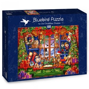 Bluebird Puzzle (70311) - "Ye Old Christmas Shoppe" - 1000 Teile Puzzle