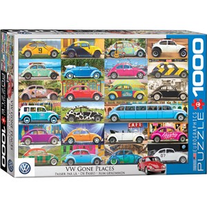 Eurographics (6000-5422) - "VW Käfer, Varianten" - 1000 Teile Puzzle