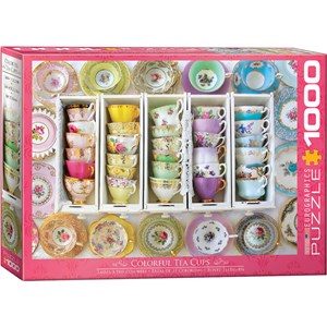 Eurographics (6000-5342) - "Farbenfrohe Teeparty" - 1000 Teile Puzzle