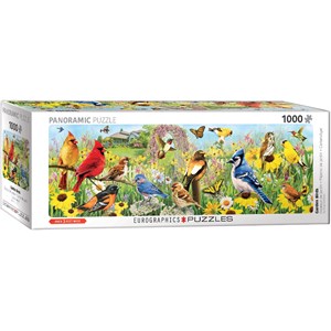 Eurographics (6010-5338) - Greg Giordano: "Vögel im Garten" - 1000 Teile Puzzle